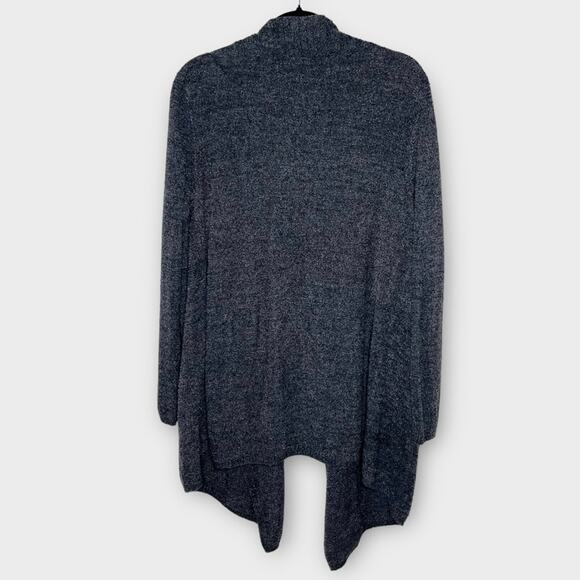 BAREFOOT DREAMS cozy chic lite charcoal gray open cardigan size L/XL - Picture 2 of 4